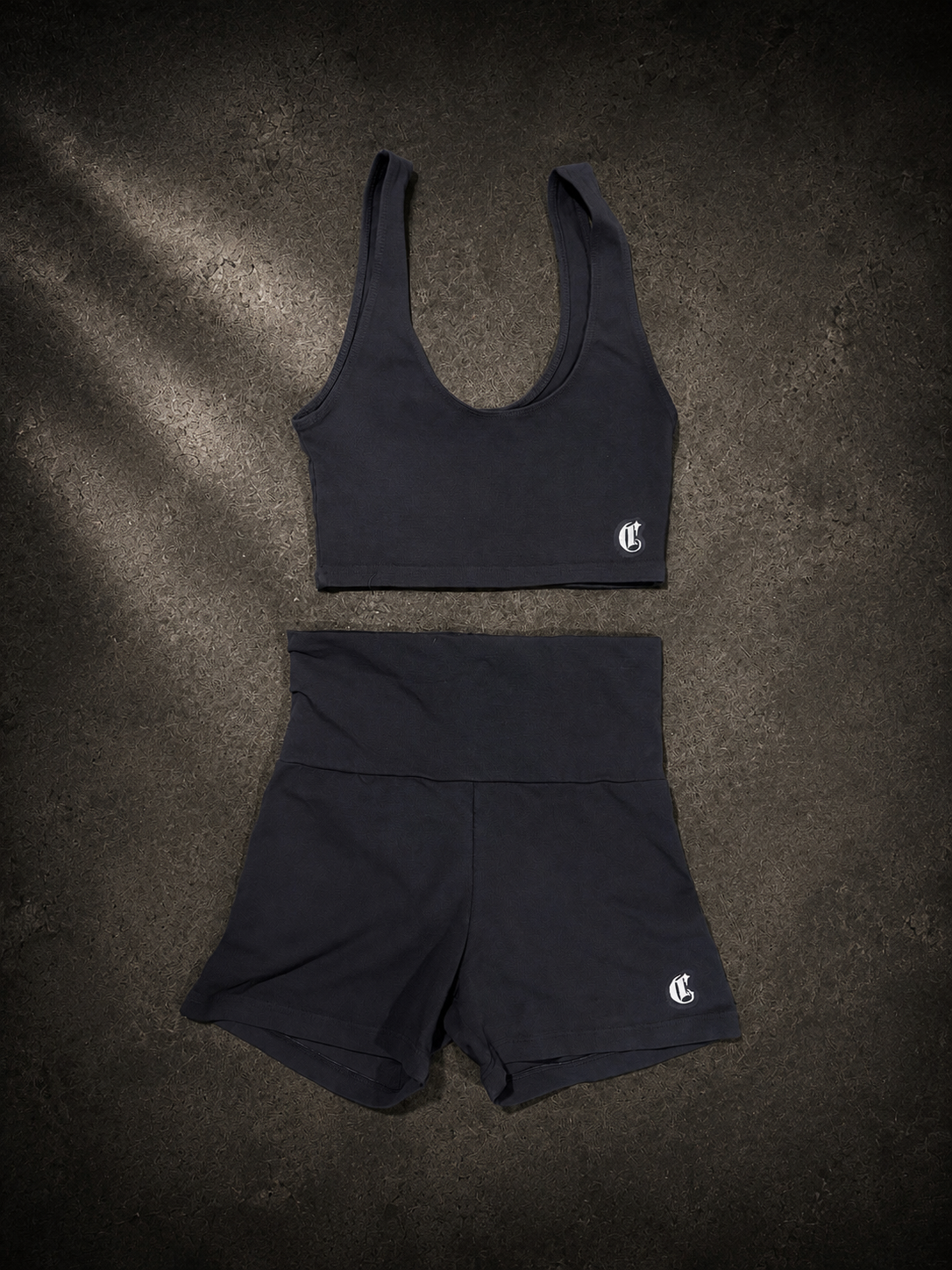 Womens Yoga Shorts (Dolphin Blue)