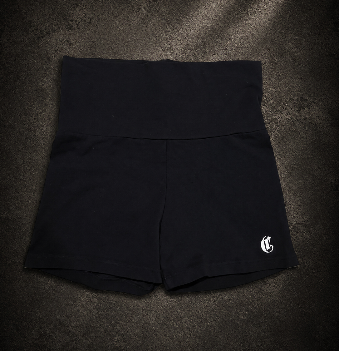 Womens Yoga Shorts (Black)