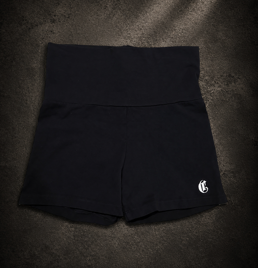 Womens Yoga Shorts (Black)
