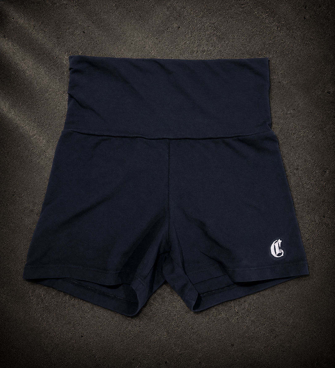 Womens Yoga Shorts (Dolphin Blue)
