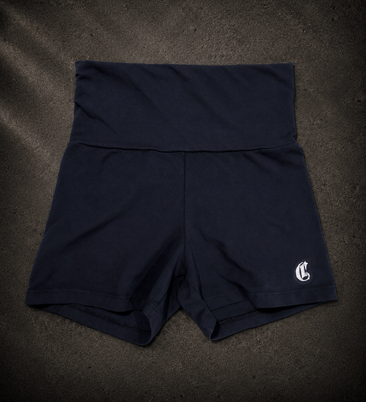 Womens Yoga Shorts (Dolphin Blue)