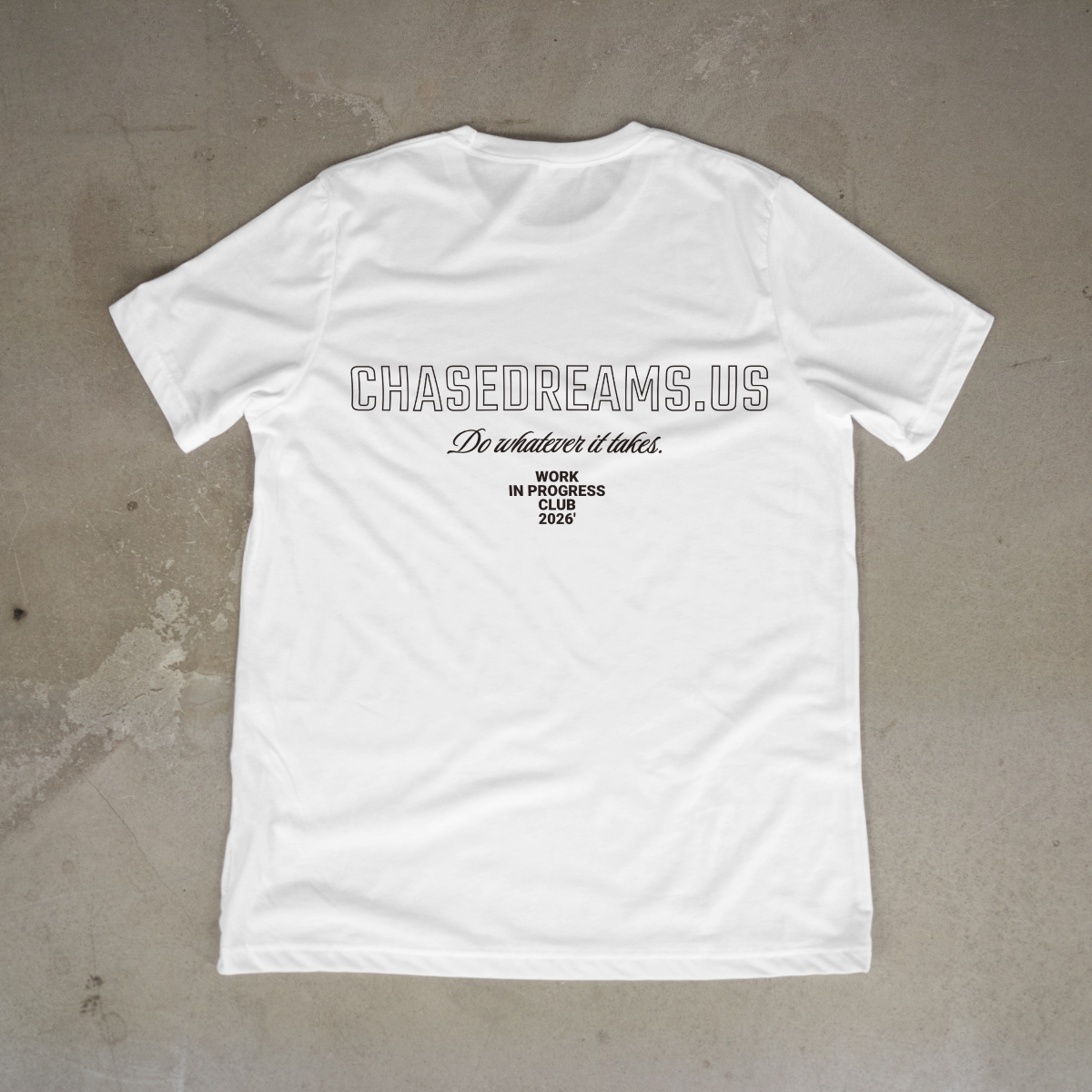 WIP Club Tee (White)